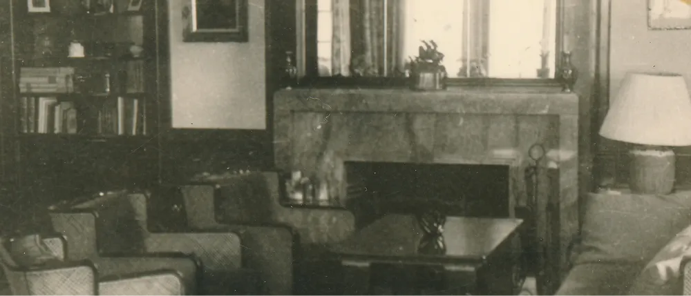 Expozice v přízemí vily